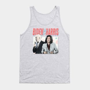 Joe Biden And Kamala Harris / Retro Style Fan Design Tank Top